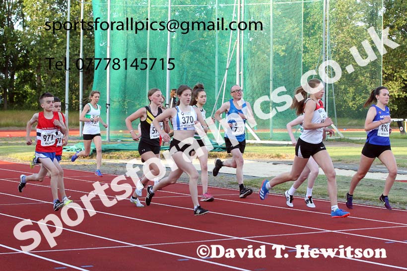 3000 metres, 2021 North East Grand Prix No.4, Monkton, Wednesday, June 30th. Photo: David T. Hewitson/Sports for All Pics